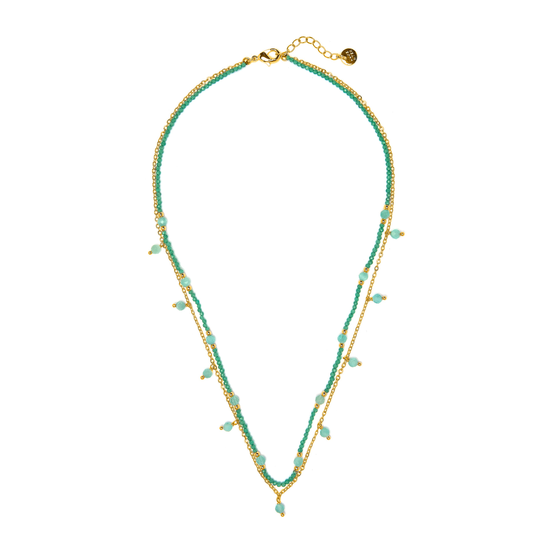 Collar Aira acabado oro amarillo 18k
