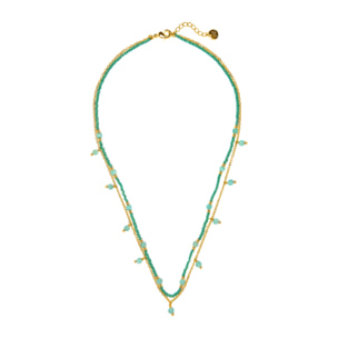 Collar Aira acabado oro amarillo 18k