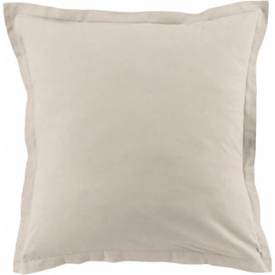 Lot De 2 Taies D'oreiller 100% Coton 57fils Grege