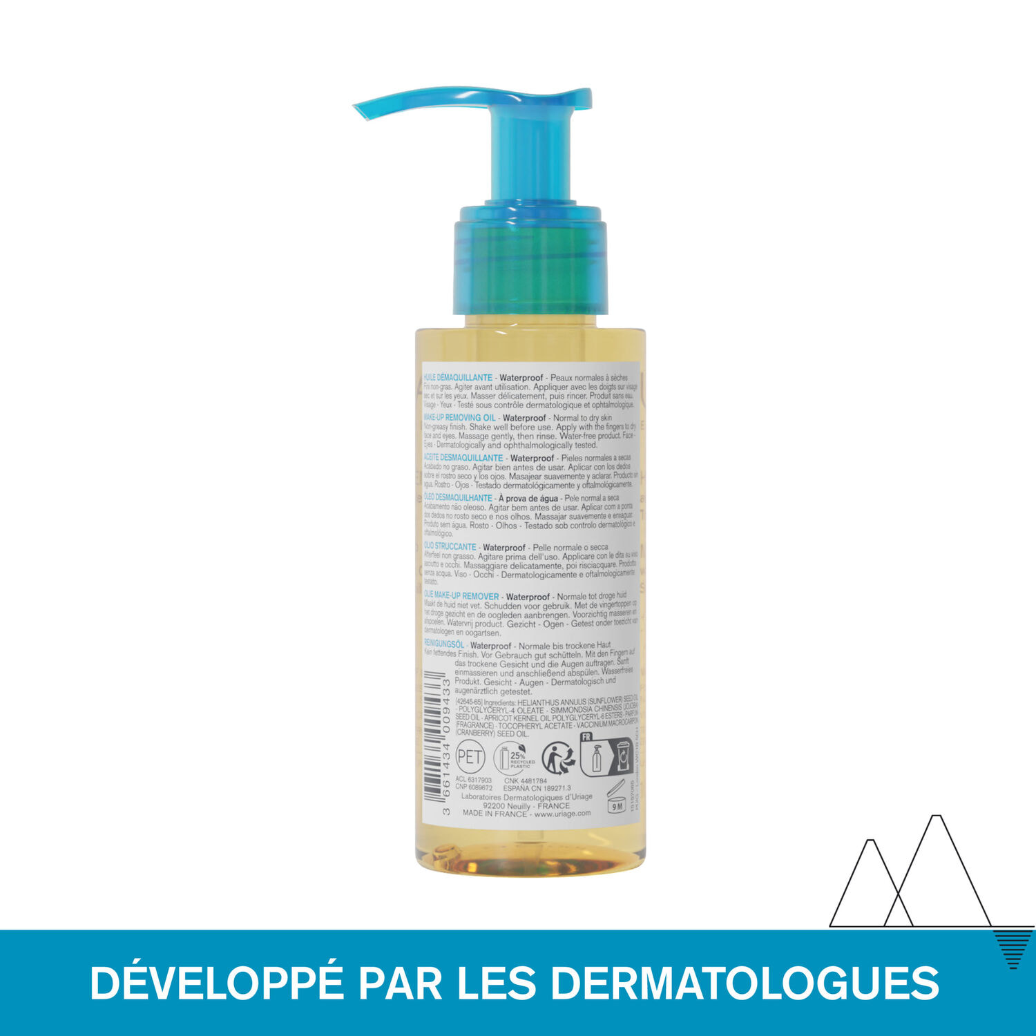 Huile Démaquillante - Peaux Normales à Sèches 100 ml