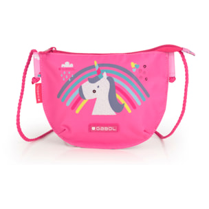 Bolso infantil Gabol RAINBOW con unicornio y resistente al agua
