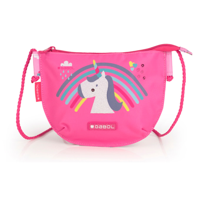 Bolso infantil Gabol RAINBOW con unicornio y resistente al agua