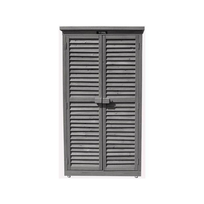 Armoire de jardin "Space" - 87 x 46.5 x 160 cm - Anthracite