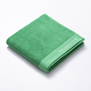 Toalla 90x150 algodón orgánico 450gsm verde benetton