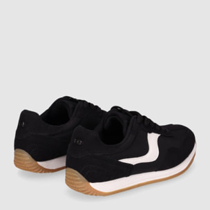 Deportivos de Tejido - Negro - Tacón: Bajo