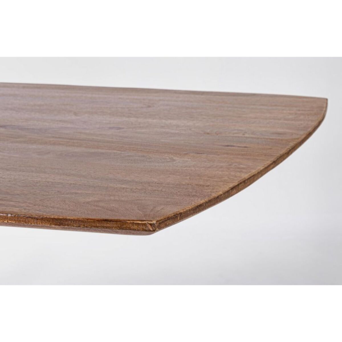 Tavolo SHERMAN in legno di mango e base finitura ottone 150 x 90 cm