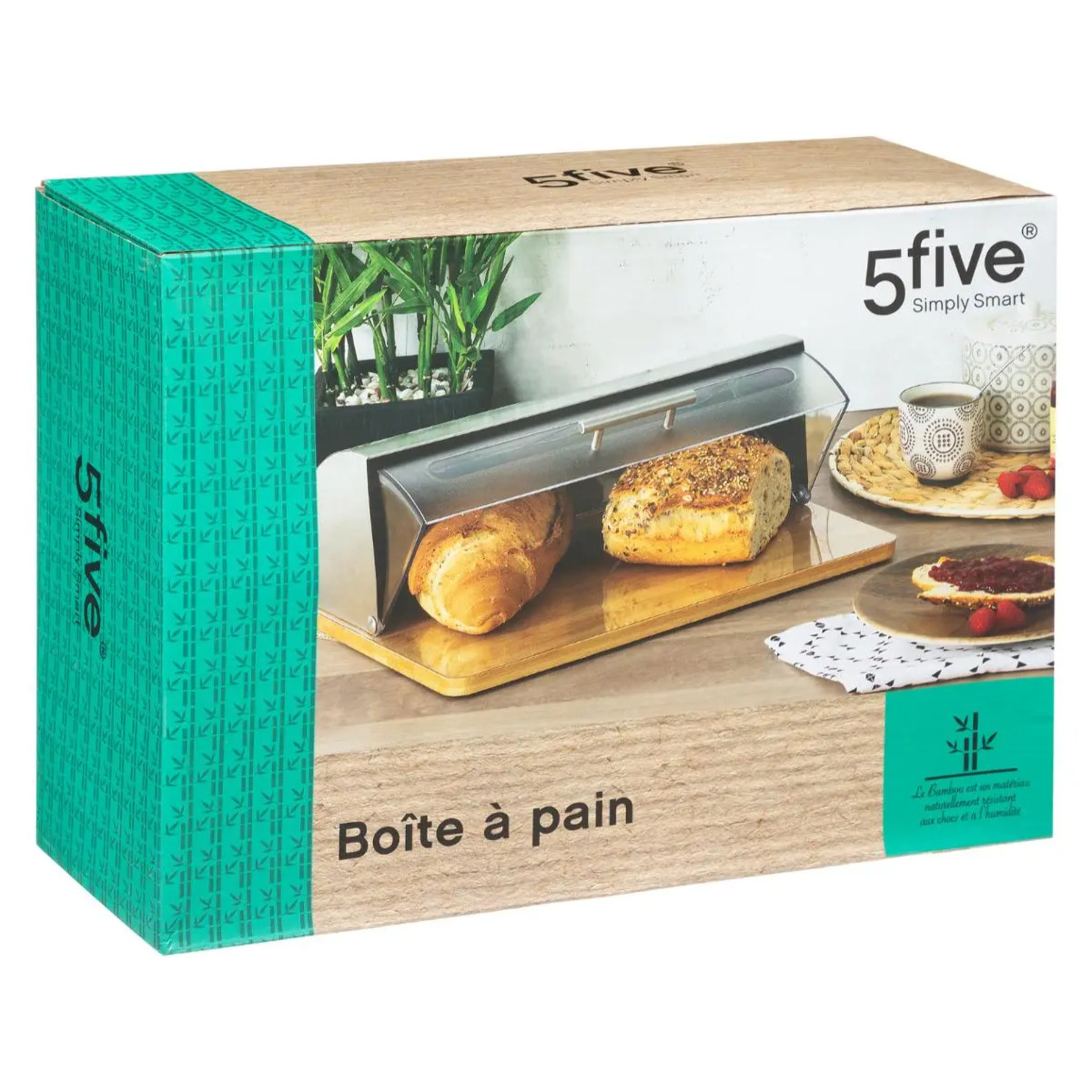 Boîte à pain bambou 37cm
