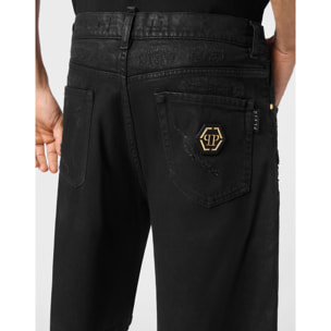 PHILIPP PLEIN Pantalones cortos vaqueros
