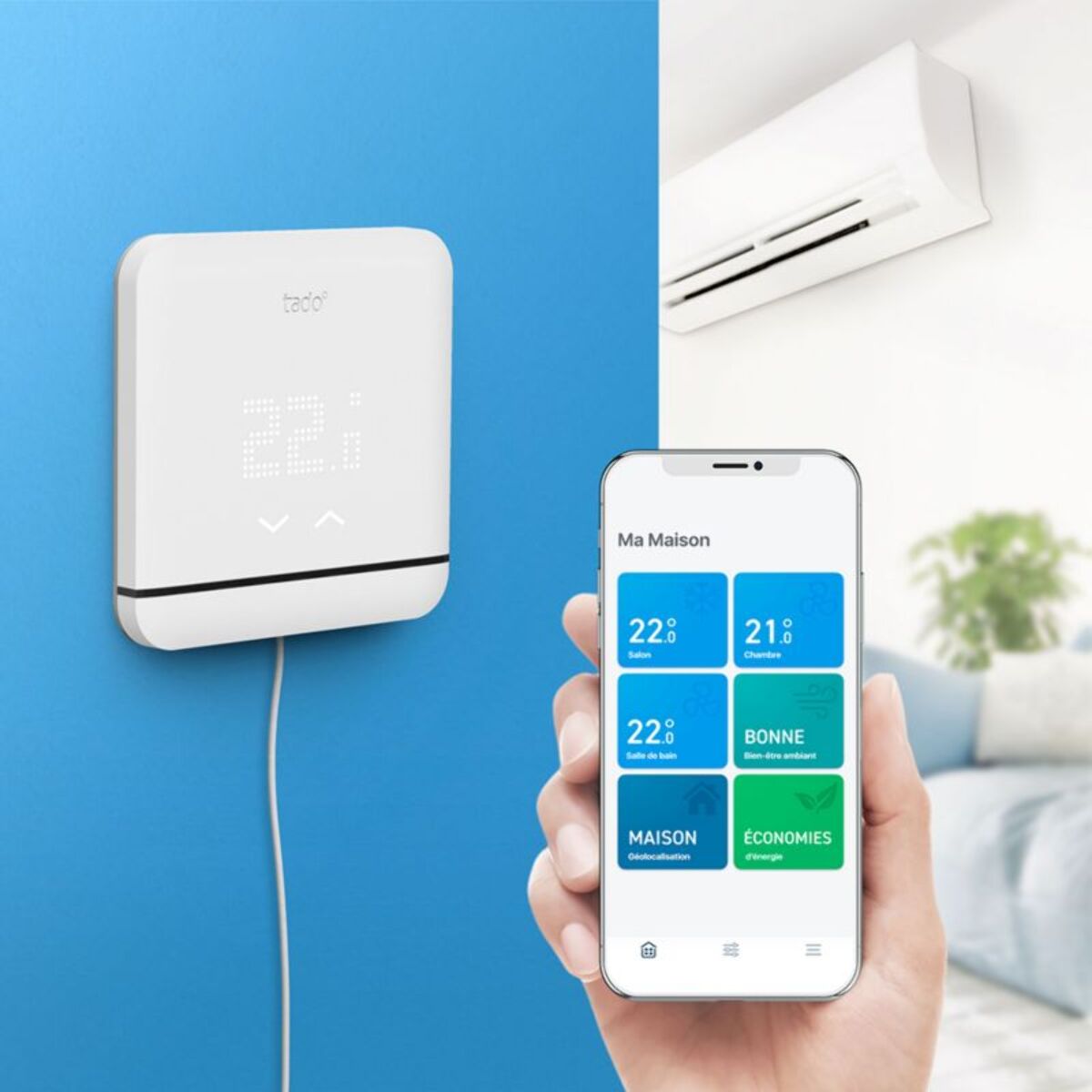 Thermostat connecté TADO Intelligent pour climatisation V3+