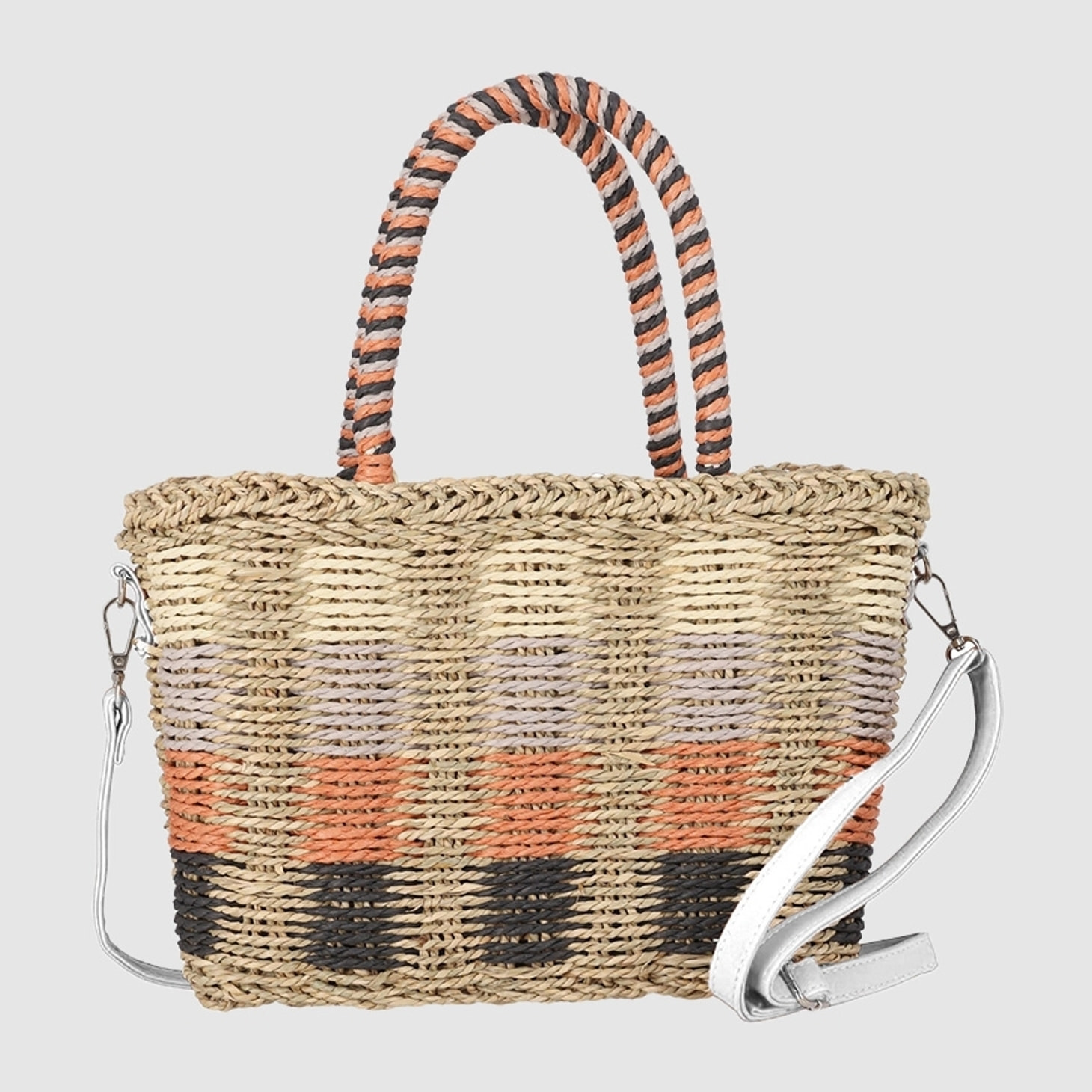 Bolso - Blanco - Medida: 28 cm x 23 cm x 14 cm