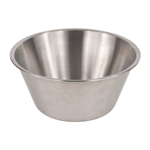 Bassine fond plat -inox - 32 cm
