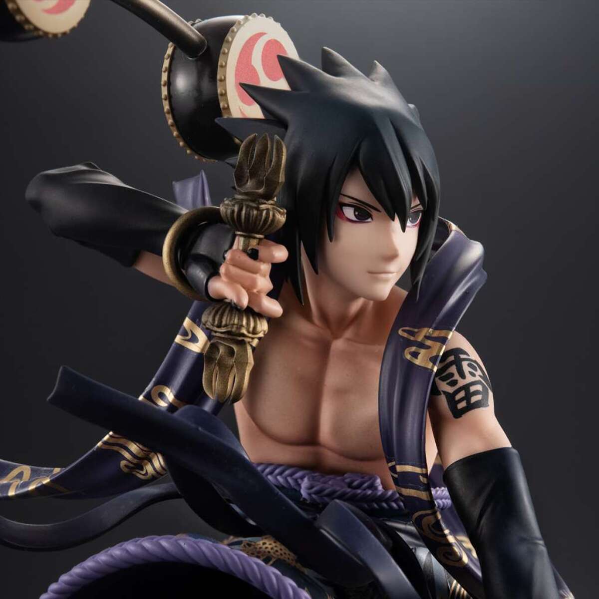 NARUTO SHIPP SASUKE THUNDER GOD GEM STAT Statua Megahouse