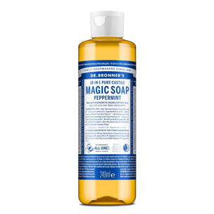 Menthe Poivrée - Savon de Castille Liquide Naturel 18-en-1