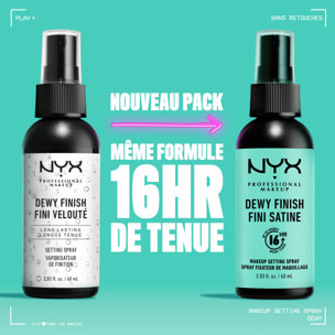 NYX Professional Makeup Spray Fixateur Fini Velouté Maxi Format