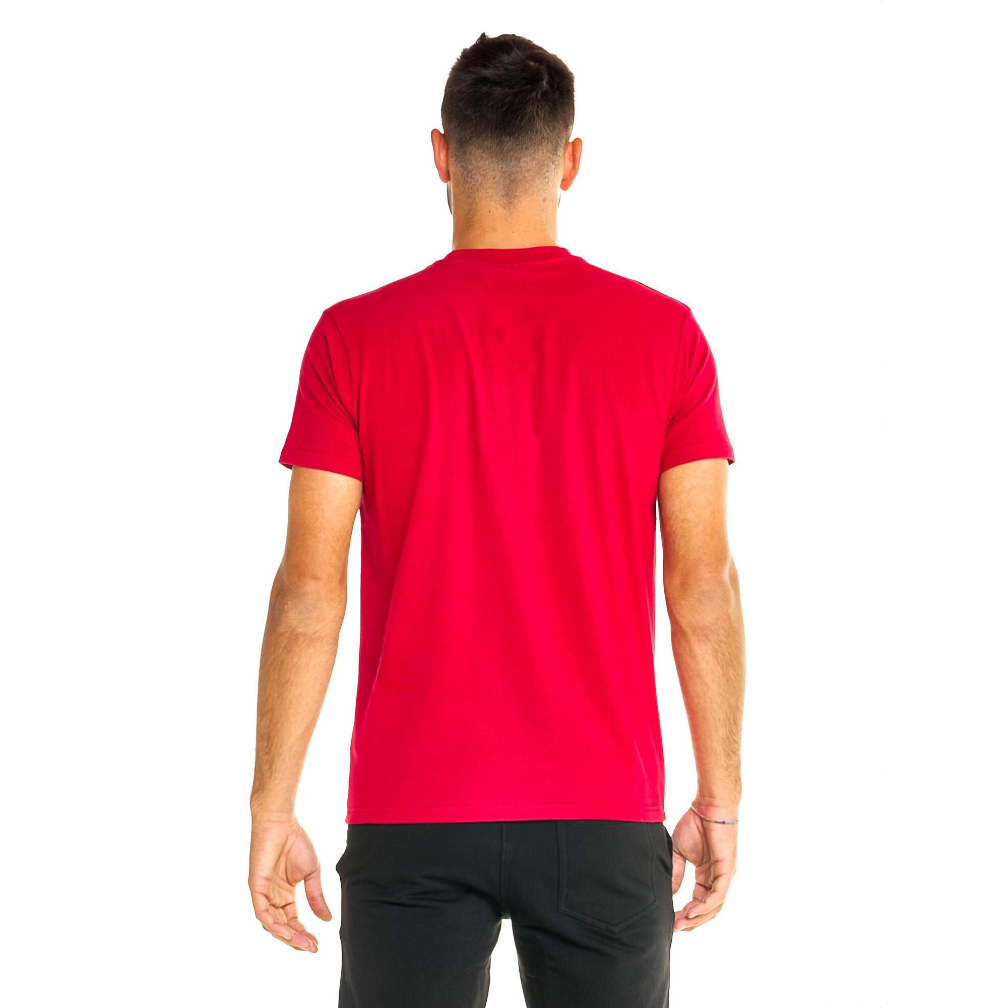 Camiseta de hombre Leone Basic de algodón de manga corta