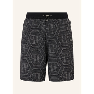 PHILIPP PLEIN Jacquard Shorts Monogram