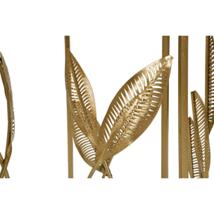 TAVOLINETTI LEAF COPPIA CM Ø 35X65,5-30X60,5