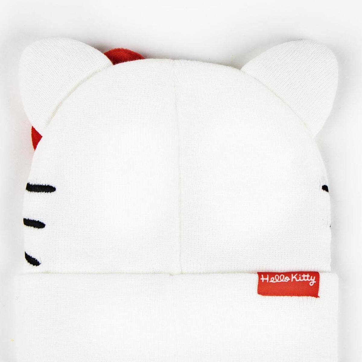 Set gorro y guantes infantil unisex "Hello Kitty"