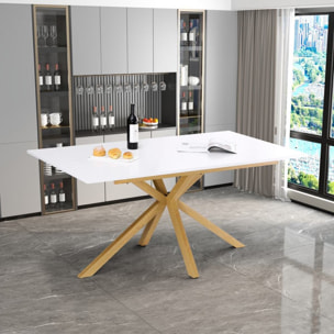 Tavolo estensibile bianco 140-190x90x77 cm - Harper