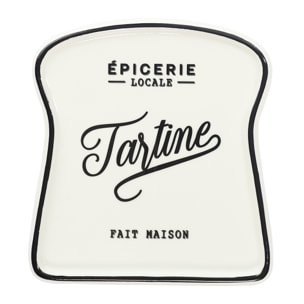 Assiette Toast Bistrot 17x16cm