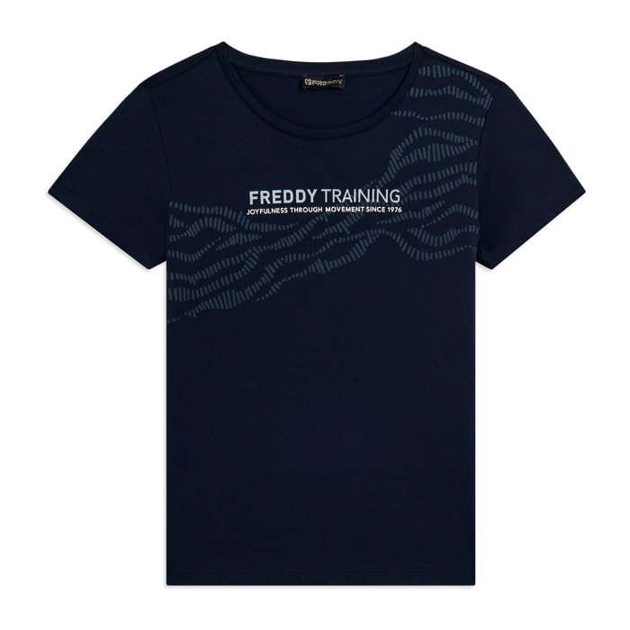 T-shirt “FREDDY TRAINING” con Motivo Grafico
