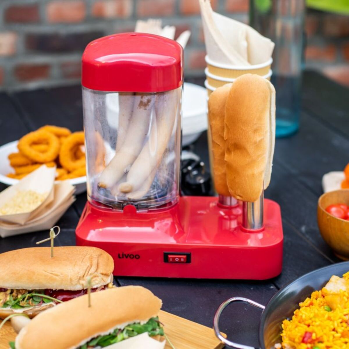 Appareil à Hot dog LIVOO DOC238RC