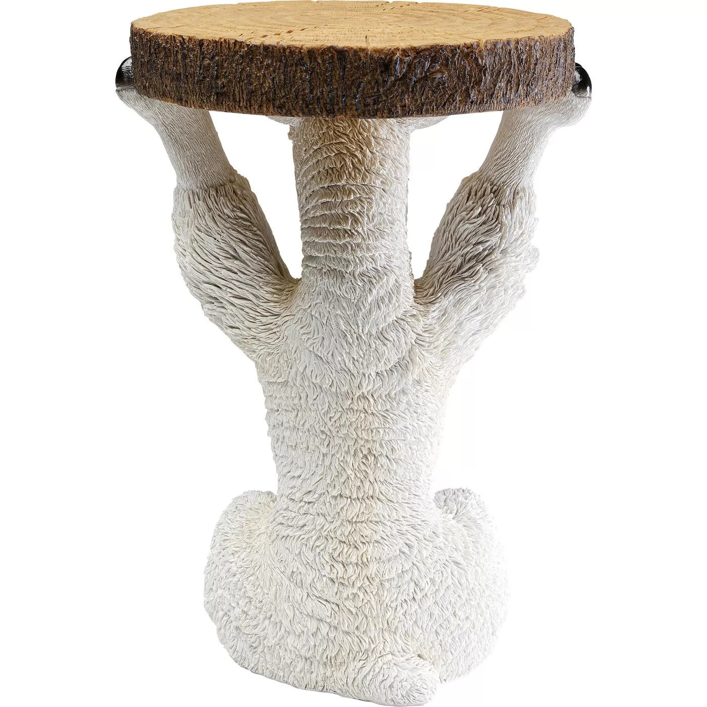 Table d'appoint Animal alpaca blanc Kare Design