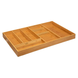 Range-couverts 3 compartiments "Tidy Smart bambou"
