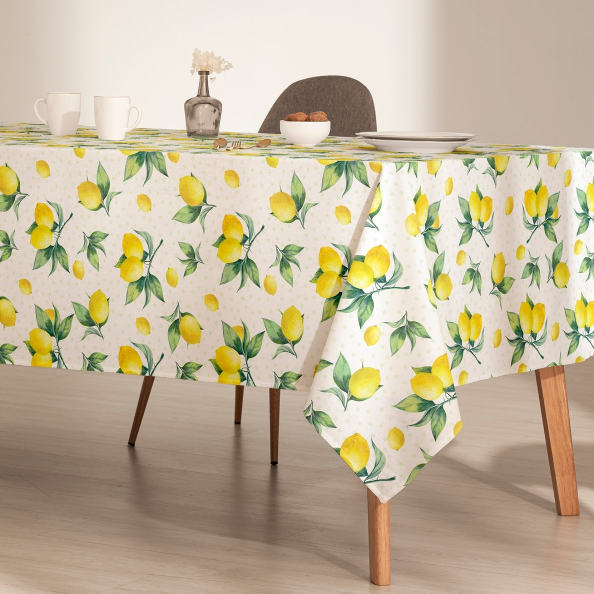 Nappe anti-tâches 100% coton CITRUS