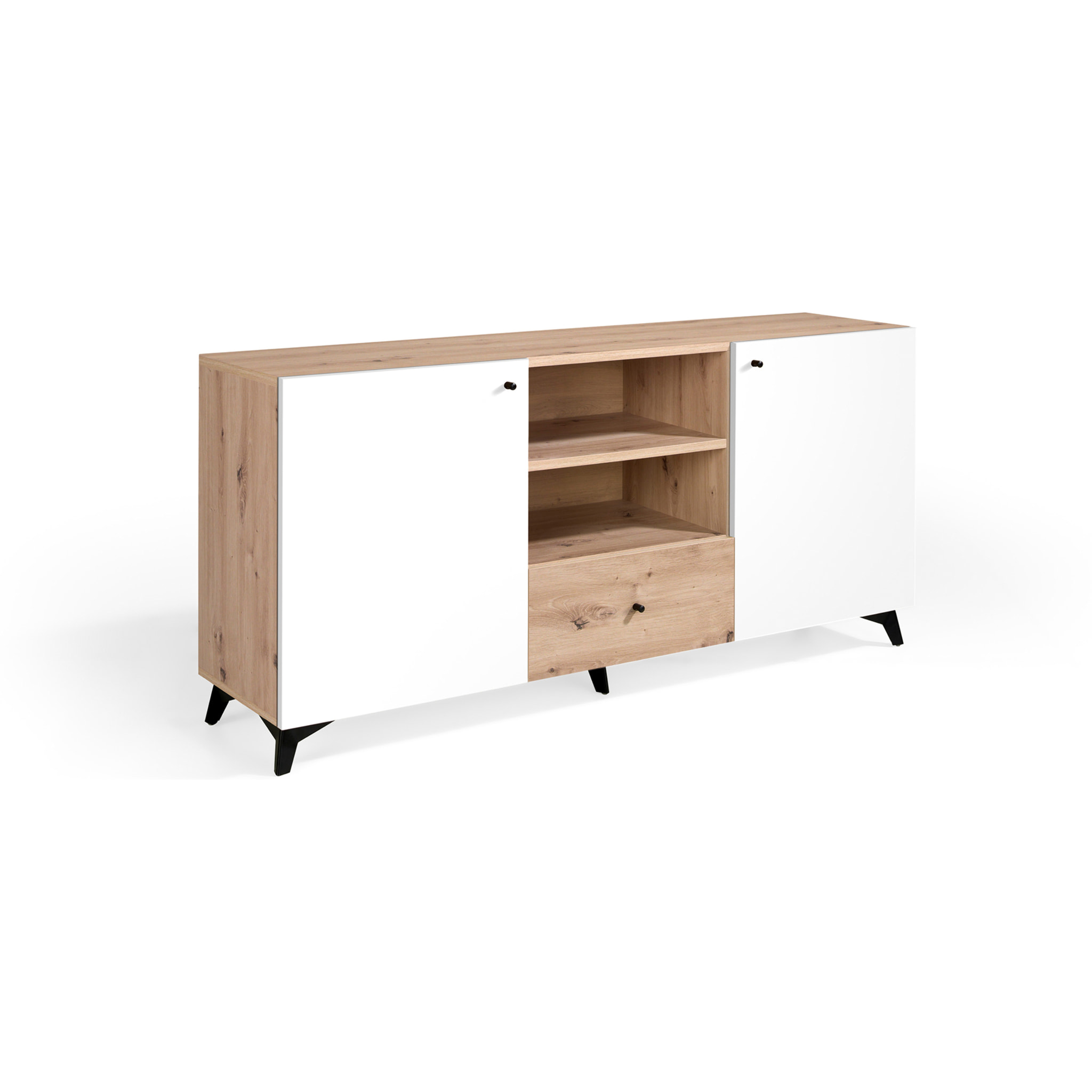 Aparador – Roble Amazonas y blanco polar