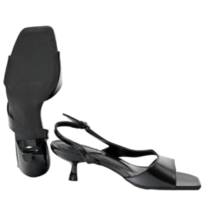 Sandali cinturino regolabile - tacco 6,0 cm