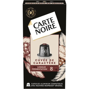 Café Cuvée de caractère x10 - Capsules compatibles Nespresso en aluminium