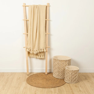 Plaid tondelo naturale