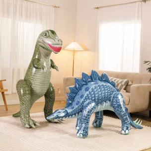 Intex 48593NP - Dinosauri Gonfiabili Assortiti, Tirannosauro o Stegosauro, 1 Pezzo