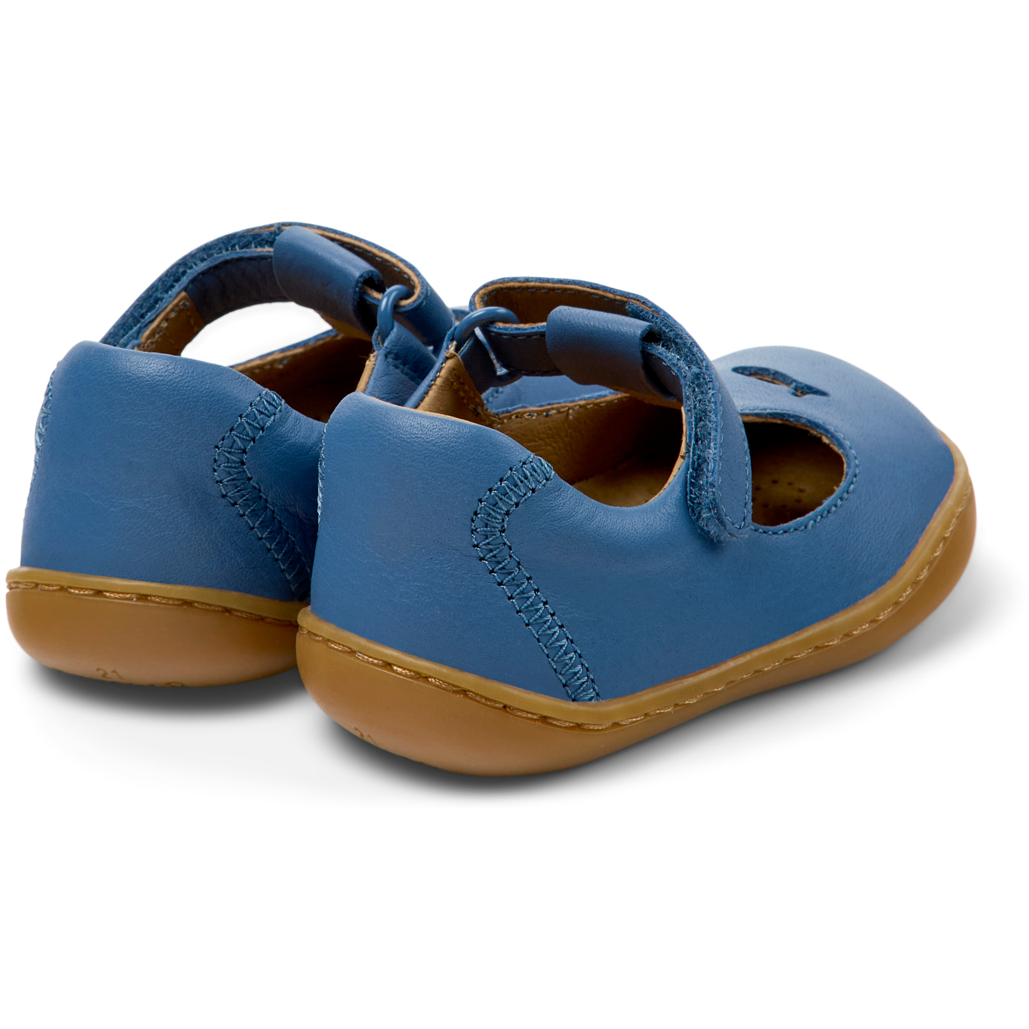 Bailarinas - CAMPER Peu Cami Twins - Azul - Cuero liso