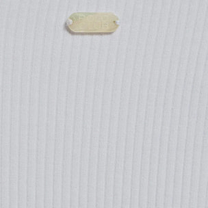 Maglietta bianca Penelope con particolare di bottone madreperla Polo Club