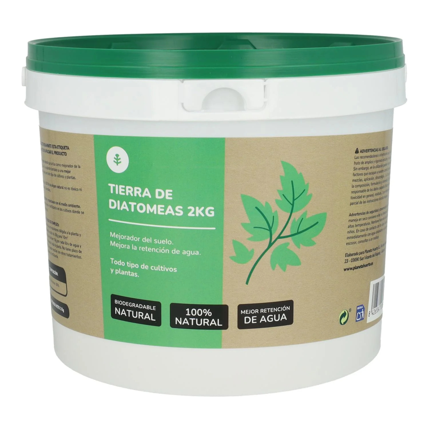 Tierra de Diatomeas Planeta Huerto 2 Kg