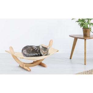 Hamac pour chat gris