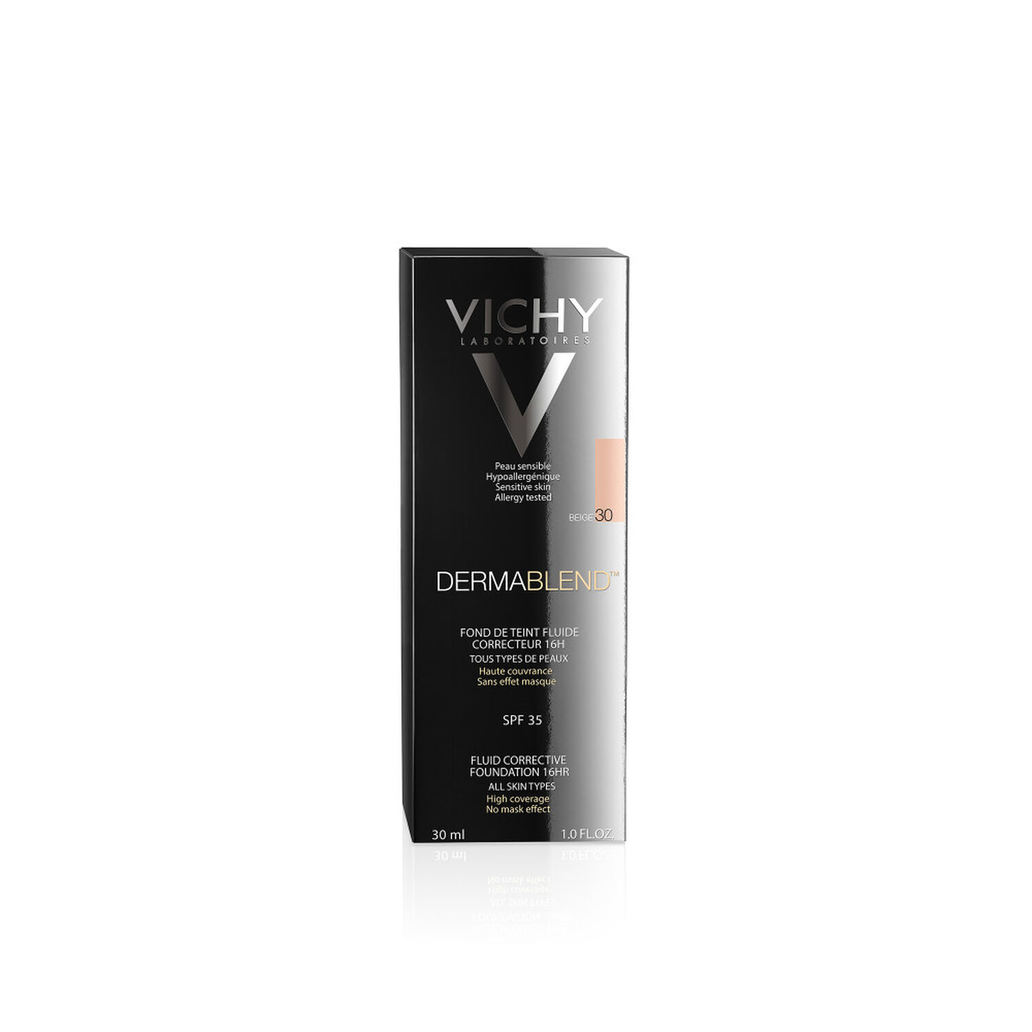 N°30 Beige - Fond de Teint Correcteur 16H - 30 ml