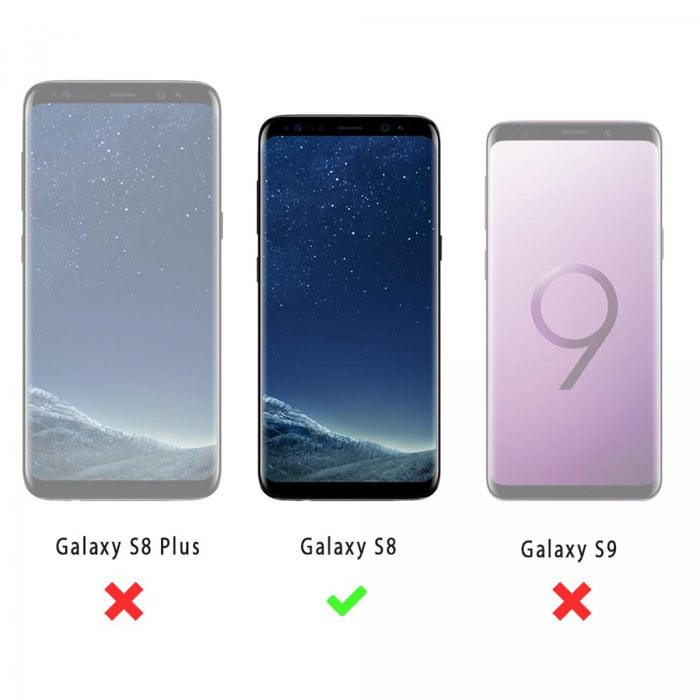 Coque Samsung Galaxy S8 effet cuir grainé noir Liberté rose et vert Design La Coque Francaise