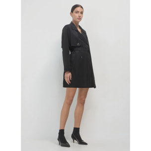 Trench simil camoscio