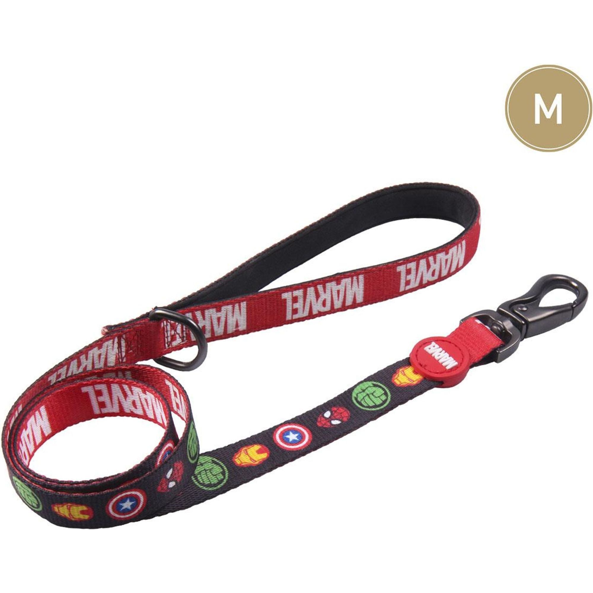 Correa Premium Para Perros M Marvel Red