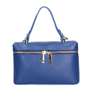 Borsa a mano da donna - Modello False - Vera pelle - 20.0 x 13.0 x 7.0 cm