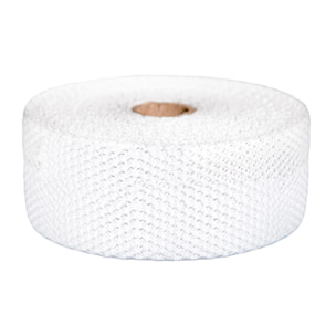 Rete Apprettata 5 Cm 50 Metri - Pezzi 6 - 5000X5X0,01cm - Colore: Bianco - Bianchi Dino - Decorazioni Varie