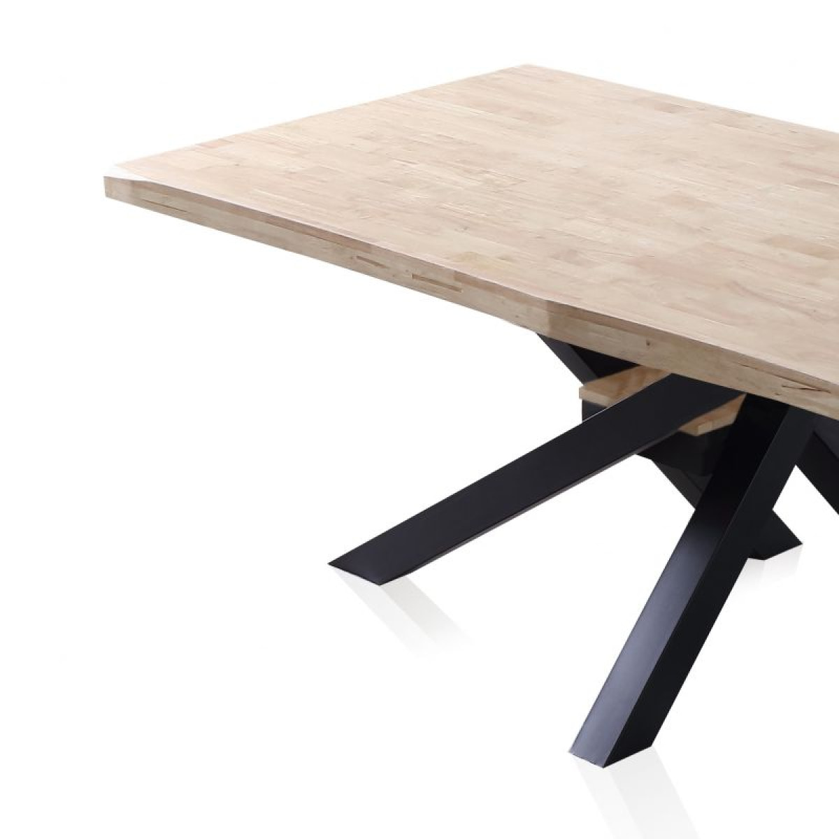 Mesa de comedor Xena Fit 180 Negro - Roble