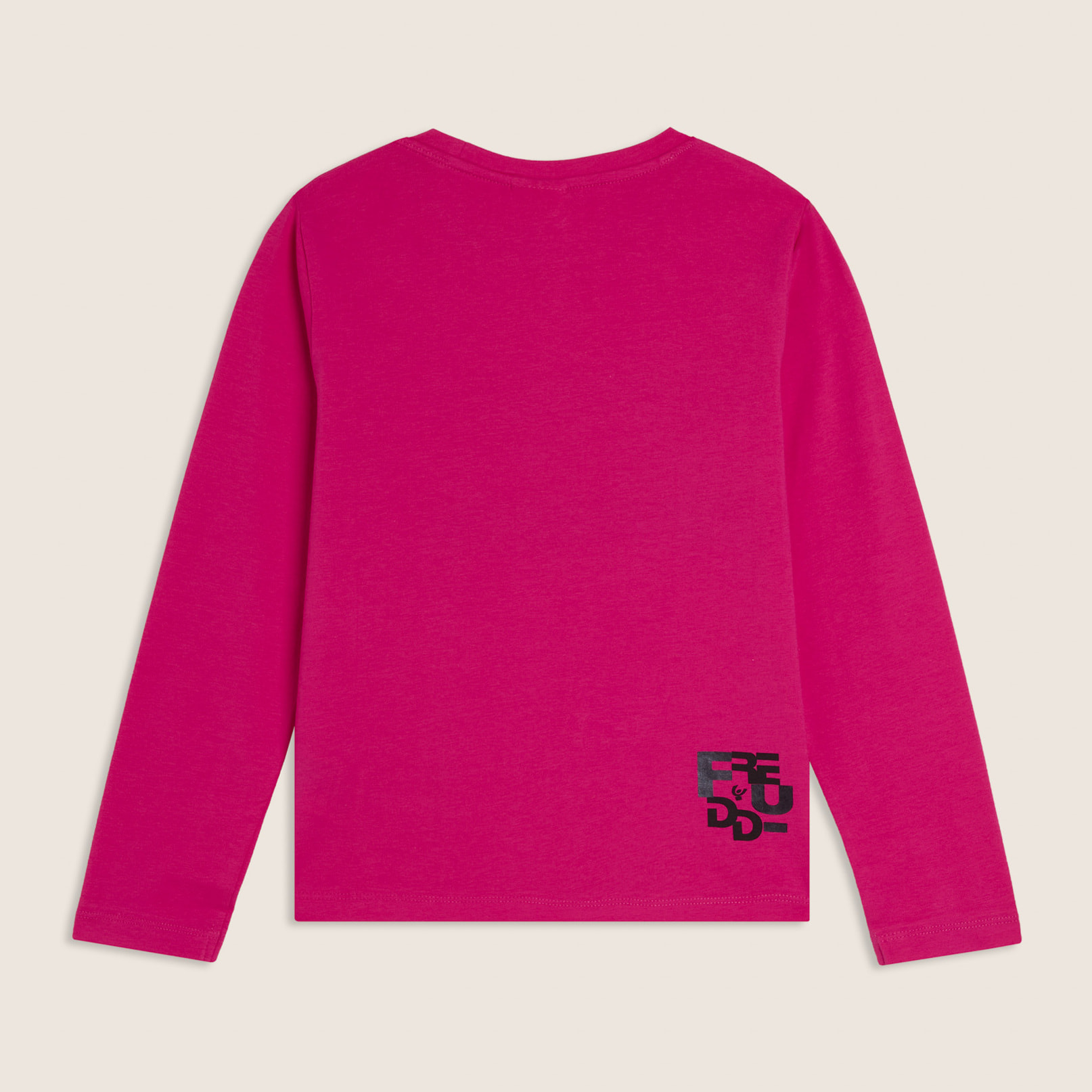 T-shirt Junior manica lunga con grafica metallizzata