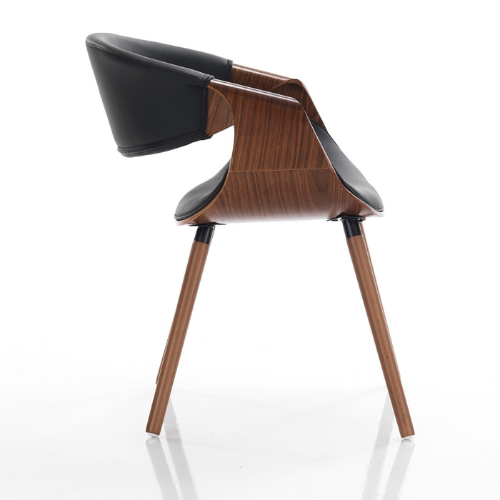 Tomasucci Chaise VISBY 2 BOIS FONCÉ