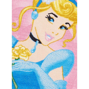 Tapis enfant 67x67 Lavable 30° CINDERELLA B rose