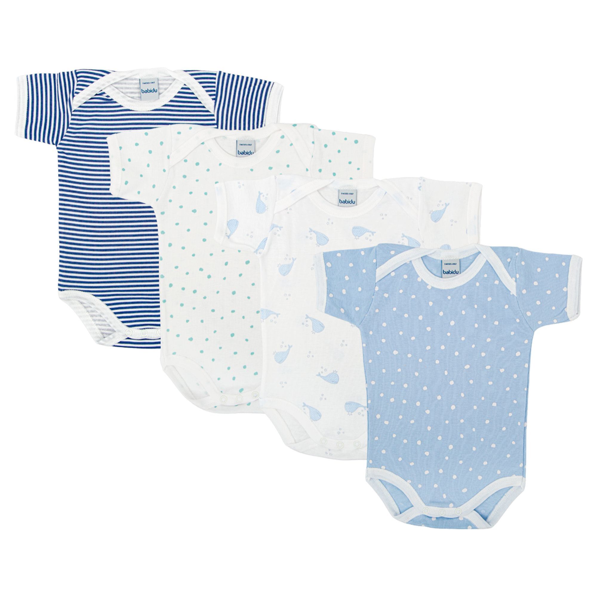 Pack 4 Body Basico Manga Corta