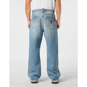 PHILIPP PLEIN Pantalones cortos vaqueros